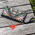 Floral Embroidered Boho Wristlet Women Girls Evening Clutch Bags Handbags Handmade Beach Bag With Lanyard...