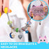 Modda Charm Bracelet Making Kit with Cute Bag, Assorted Beads, Charms, Necklace, Jewelry Making Kit for Girls, Crafts for Kids, Girls, Gift for gi...