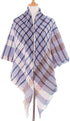 Wander Agio Womens Winter Scarfs Warm Scarf Half Shawls Triangle Scarves Stripe Plaid...