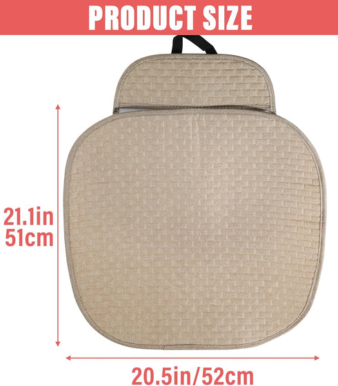 Car Seat Covers Cushion Pad,Bottom Seat Covers,Auto Front Seat Protector Mat,Breathable Anti-Slip Car Seat Pad,Driver Car Seat Cover Cushion,Unive...