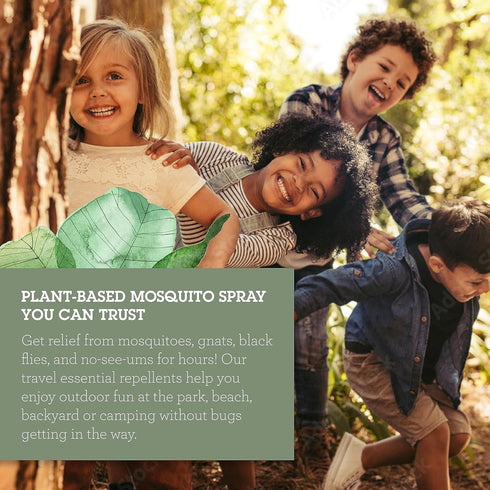 Quantum Buzz Away - Natural DEET-free Insect Repellent, Citronella Essential Oil Bug Spray, Original Formula - Small Children and Up, Travel Frien...