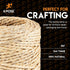 Sisal Twine - 2 Ply 150 Ft Thin Natural Fiber Rope on Spool - Rope Cat Scratching Post, Rope for Cat Scratcher, Cat Tree Replacement Parts, Pet To...
