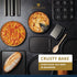 MasterClass KCMCCB15 Crusty Bake 23 cm Deep Perforated Pie Dish with PFOA Non Stick, Robust 1 mm Carbon Steel, 9 Inch Round Tin, Grey...