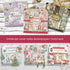 STAMPERIA INTERNATIONAL, KFT PAPER PAD 8X8 10PK ORIENTAL G, 20.3 x 20.3 (8" x 8"), Multicoloured...