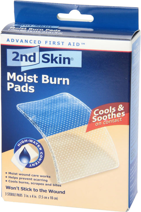 Spenco 2nd Skin Moist Burn Pads, Large (3 x 4 Inches), 3-Count...