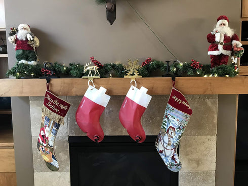 Santa's Stocking Flask for Party: 2.25 liter Flasks make Funny Yankee Swap Gifts, White Elephant Gifts, Funny Gag Gifts, SantaCon Accessories and ...