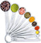 BALCI - 9 Measuring Spoons, Heavy Duty 18/8 Premium Stainless Steel Measuring Spoons Set, Spoons with US and Metric Measurements, Set of 9 + Level...