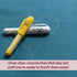 Madam Sew Chalk Fabric Marker for Sewing, Quilting & Crafting | Yellow | Tailors Liner Pen Creates Consistent Erasable Lines with Dosing Wheel Tec...