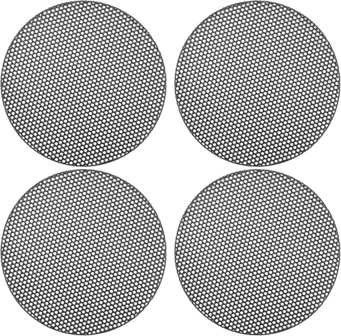 ACROPIX Universal 2.5 Inch Speaker Grills Mesh for Audio Subwoofer 65x4mm Grille without Frame Black - Pack of 4......