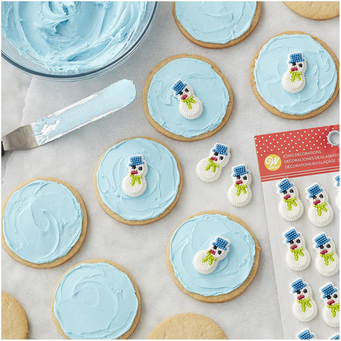 Wilton Mini Snowman Icing Decorations, 20-Count...