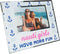 Pavilion Gift Company Nauti Girls Have More Fun - 4x6 Beach/Lake House Friend Picture Frame, Blue...