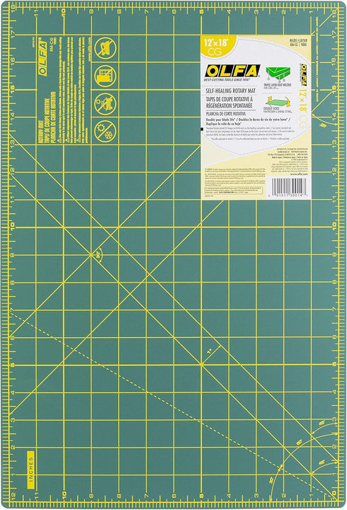 OLFA Gridded Cutting Mat 12"X18"...
