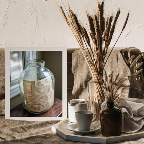 Posterizer 1 pcs-love in the jar-cute Valentine's day poster -1-Romantic Art-Holiday Poster Collection-Gift for Couples boyfriend girlfriend Husba...