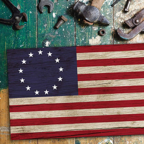 Betsy Ross Stars Stencil Template for American Flag US Star Pattern Memorial Day Stencil for President's Day Decorations Painting on Wood Walls Ar...