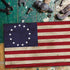 Betsy Ross Stars Stencil Template for American Flag US Star Pattern Memorial Day Stencil for President's Day Decorations Painting on Wood Walls Ar...