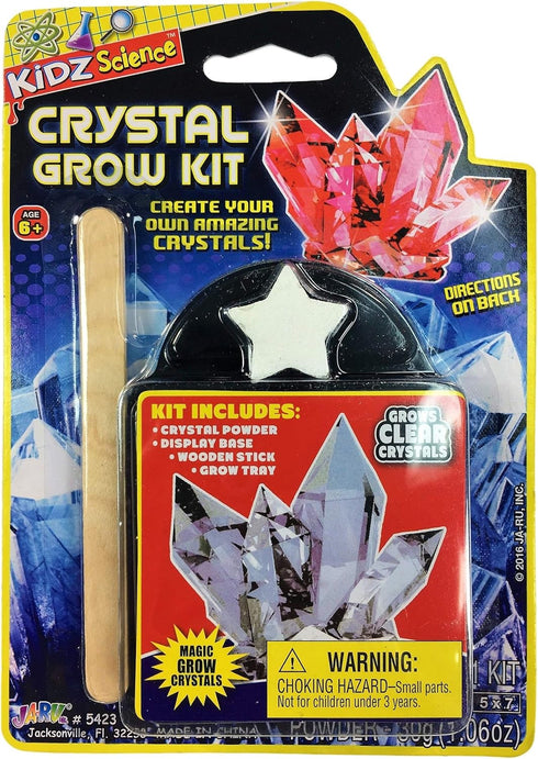 JA-RU Magic Crystal Growing Kit (1 Mineral Toy Set) DIY Science Experiments for Kids & Teens. Fun & Cool STEM Educational Lab Toys. Popular Gift I...
