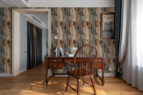 Heroad Brand 17.3"x78.7" Contact Paper Wood Wallpaper Stick and Peel Removable Self Adhesive Wallpaper for Living Room Bedroom Kitchen Backsplash...