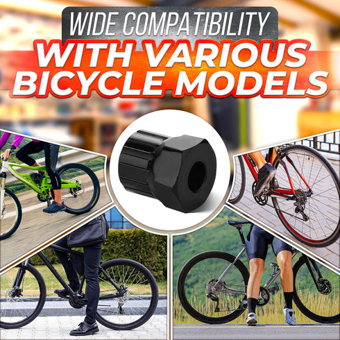 Bike Freewheel Removal Tool - Bicycle Cassette Removal Tool Bicycle Sprocket Remover & Install Tool - Free Wheel Removing Tool Cassette Lockring T...