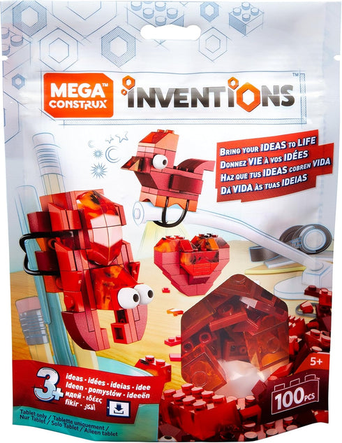 Mega Construx Inventions Red Brick Building Set...