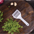 HIC’s Gourmet Rolling Fresh Herb and Multipurpose Kitchen Mincer, with 9-Stainless Steel Blades, White...