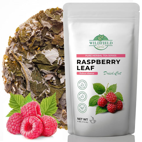4 oz. Raspberry Leaf Tea Rasberry Leaf Herbs (Rubus idaeus folium) - 113g Rasberry Leave Tea Hojas de frambuesa...