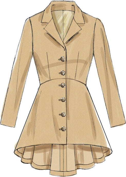 McCall's Patterns M7513 A5 Misses' Notch-Collar, Peplum Jackets, Size 6-14 (7513)...