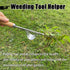 Weeder&Weed Puller Tool - Heavy Duty Weeding Tools Gardening with Hang Hole - Dandelion Weed Puller Tool for Lawn Field and Yard Tools (U-Type)...