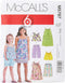 McCall's Patterns M5797 Children's/Girls' Tops, Dresses, Shorts and Pants, Size CHJ (7-8-10-12-14)...