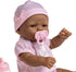 JC Toys - La Newborn Nursery | 7 Piece Baby Doll Gift Set | 12" Life-Like Hispanic Doll with Accessories | Purple | Ages 2+ (18347)...
