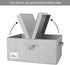 GRANNY SAYS Fabric Storage Bin with Lid, Decorative Storage Box, Extra Large Storage Baskets, Closet Organizer, Gray, 1-Pack...
