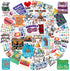 100 Pcs Natural Science Stickers Physics Chemistry Biology Experiment Vinyl Waterproof Stickers Student Laboratory Decals for Laptop Water Bottle ...