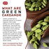 Spicy World Whole Green Cardamom Pods 7 Oz Large Bag (200g) - Natural Spice, Vegan, Large, Aromatic - By Spicy World...