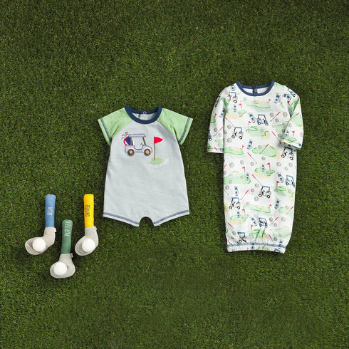 Mud Pie Children's Goft Knit Rattle, Yellow Driver Club...