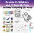 Creativity for Kids Big Gem Diamond Painting Kit - Halloween Stickers and Suncatchers - Halloween DIY Crafts for Kids, Halloween Activities and Gi...
