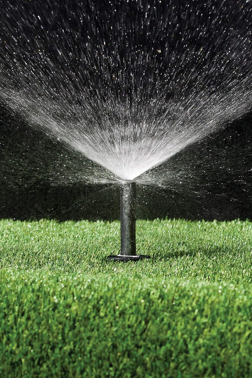 Rain Bird 1804FDSP25 Pressure Regulating (PRS) Professional Dual Spray Pop-Up Sprinkler, 360° Full Circle Pattern, 8' - 15' Spray Distance, 4" Pop...