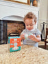 Wooden Tumbler Wobble Spin Pull Toy, Montessori Toys for 1 Year Old, Toys for 1 Year Old Boy Girl, Toys for Ages 0-2, Baby Toys, Sensory Toys, Tum...