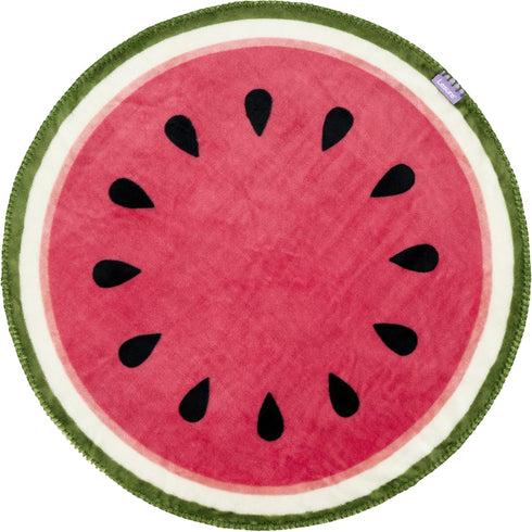 Lesure Puppy Blankets for Small Dogs - Calming Fruit Blanket for Pet, Cute Soft Cozy Fruit Pattern Round Blankets for Dog Gift, 350GSM Flannel Pet...