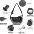 FDJASGY Pet Sling Carrier for Small Dogs Cats,Breathable Mesh Travelling Hand Free Puppy Backpack with Pouch and Adjustable Strap Carrier...