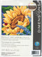 Dimensions Needlepoint Kit, Sunflower and Ladybug Floral Needlepoint, 5" x 5"...