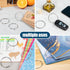 Loose Leaf Binder Rings 2 Inch (20 Pack) – Premium Nickel Plated Steel Book Rings, Metal Rings for Index Cards, Index Card Rings, for Office, Scho...