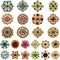 Lot 24pc Mixed Color Rhinestone Crystal Flower Brooches Pins...