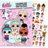 LOL Dolls Temporary Tattoos Party Pack - Over 40 L.O.L. Tattoos with 50 Shimmer Tattoos and LOL Coloring Book Bundle (LOL Party Supplies)...