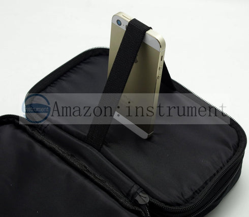 TH19 Double Layered Padded Carrying Zipper Soft Case with Wrist Strap Use for Multimeter Meter...