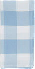 SARO LIFESTYLE Collection Buffalo Plaid Cotton Blend Table Napkins (Set of 4), 20", Blue...