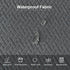 Genina Waterproof Seat Covers for Dining Room Chairs Covers Dining Chair seat Covers Kitchen Chair Covers slipcovers (Dark Gray, 4 Pcs)...