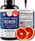 WINDSOR BOTANICALS Liquid Iron Supplements for Anemia - Folic Acid, Vitamin C, Vegan Iron Blood Builder and Anemia Supplement - 2 oz Orange Flavor...
