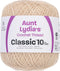 Coats Crochet Aunt Lydia's Crochet, Cotton Classic Size 10, Ecru...