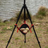Soho Urban Artist Stone Bag for Tripod or Easel - Weight Bag, Hammock Boom Anchor - Black with Red Trim...