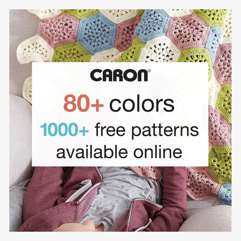 CARON Simply Soft Speckle Yarn, Seashell...