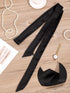 Geyoga 3 Pcs Scarf Skinny for Women Satin Scarf Belts Sash Necktie Neck Scarf Choker Solid Color Narrow Scarf...